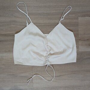 ARITZIA WILFRED Verso Camisole White Crop top Size S